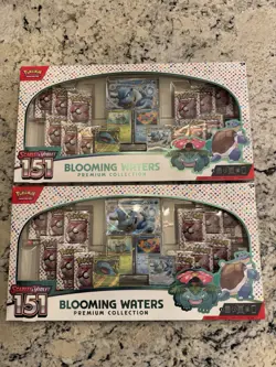 Pokemon TCG Scarlet & Violet 151 Blooming Waters Premium Collection - Lot of 2 - Image 1