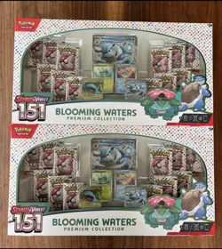 Pokemon TCG Scarlet & Violet 151 Blooming Waters Premium Collection - Lot of 2 - Image 1