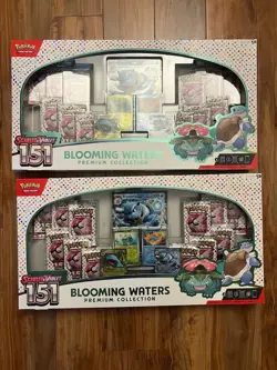 Pokemon TCG Scarlet & Violet 151 Blooming Waters Premium Collection - Lot of 2 - Image 1