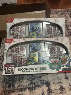 Pokemon TCG Scarlet & Violet 151 Blooming Waters Premium Collection - Lot of 2 - Image 1