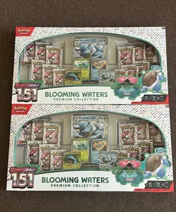 Pokemon TCG Scarlet & Violet 151 Blooming Waters Premium Collection - Lot of 2 - Image 1