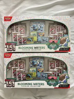 Pokemon TCG Scarlet & Violet 151 Blooming Waters Premium Collection - Lot of 2 - Image 1