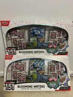 Pokemon TCG Scarlet & Violet 151 Blooming Waters Premium Collection - Lot of 2 - Image 1