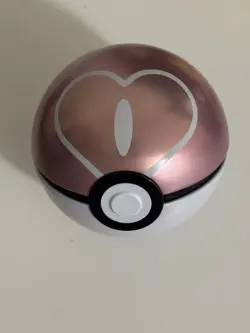 EMPTY Pokemon TCG Love Ball Tin D21 *WITH COIN* *NO PACKS* - Image 1