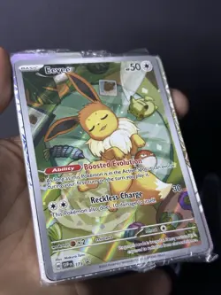 Pokemon TCG Eevee 173 Holo Promo Prismatic Evolutions Sealed - Image 2