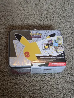 Pokemon TCG Celebration 25th Anniversary Collector’s Chest/ Lunch Box Tin Sealed - Image 1