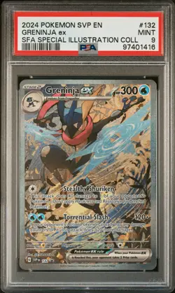 Pokemon Greninja EX SVP 132 PSA 9 | Shrouded Fable Black Star Promo! - Image 1