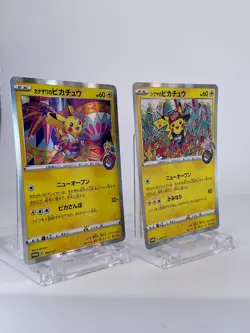 #1581 Kanazawa's Pikachu 144/S-P & shibuya's 2 pieces set Japanese Pokemon Cards - Image 2