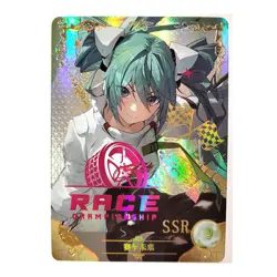 Goddess Story NS14 1M14 Waifu Holo Card SSR 05 - Vocaloid Hatsune Miku Racing - Image 1