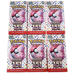 151 6 BOXES +7 PACKS Pokemon TCG Cards Scarlet&Violet Booster sv2a Sealed Korean - Image 2