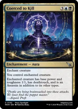 Coerced to Kill -Foil Near Mint MTG Murders at Karlov Manor - Image 1