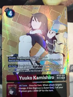 Digimon Card Yuuko Kamishiro (SP) - Cyber Eden (BT22) English Cyber Eden - Image 1