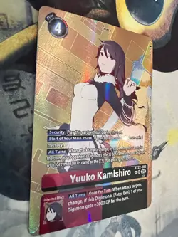 Digimon Card Yuuko Kamishiro (SP) - Cyber Eden (BT22) English Cyber Eden - Image 3
