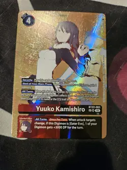 Digimon Card Yuuko Kamishiro (SP) - Cyber Eden (BT22) English Cyber Eden - Image 1