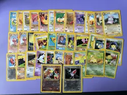 Vintage Pokemon TCG Generation 2 Neo Series Card Lot With Entei Promo - Image 1