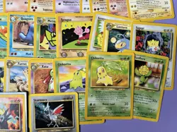 Vintage Pokemon TCG Generation 2 Neo Series Card Lot With Entei Promo - Image 4
