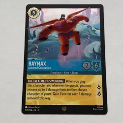 Baymax 157/204 Disney Lorcana Azurite Sea Legendary Cold Foil Card NM - Image 1