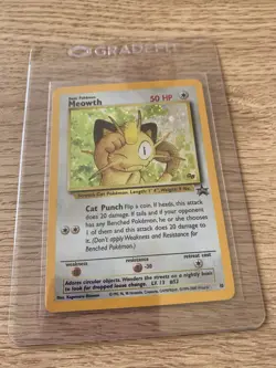 Meowth - 10 - Black Star Promo - Game Boy GB Exclusive - Holo Pokemon Card - Image 1