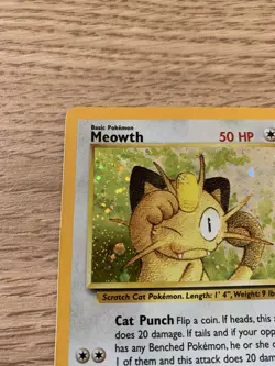 Meowth - 10 - Black Star Promo - Game Boy GB Exclusive - Holo Pokemon Card - Image 3
