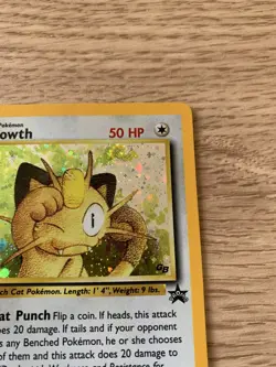 Meowth - 10 - Black Star Promo - Game Boy GB Exclusive - Holo Pokemon Card - Image 4
