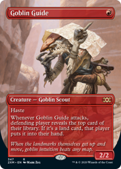 Goblin Guide (Borderless) Double Masters NM Extended / Full Art CARD ABUGames - Image 1