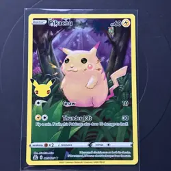 Pokemon Pikachu TCG Holo Full Art Rare Card 005/025 2021 Celebrations - Image 1