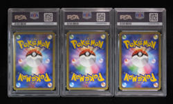 PSA 8 Pokemon Card Moltres ex Articuno ex Zapdos ex 1st Holo Japanese 3 Set 2004 - Image 2
