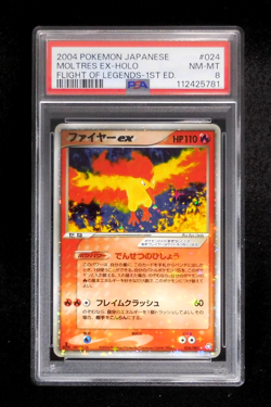 PSA 8 Pokemon Card Moltres ex Articuno ex Zapdos ex 1st Holo Japanese 3 Set 2004 - Image 3