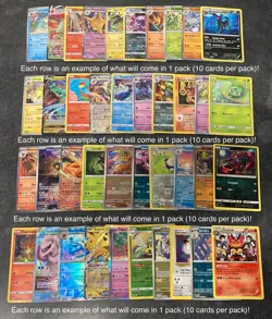 Pokemon Mystery Packs 10 cards Each - Ultra rares, EX, Rares & More -Read Descr. - Image 4
