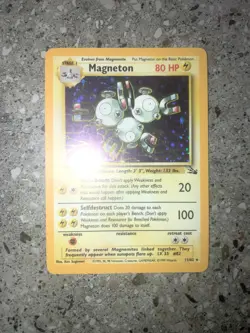 Pokemon TCG Cards Magneton 11/62 Fossil Holo Rare NM - Image 3