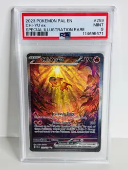 PSA 9 Chi-Yu ex 259/193 SIR Paldea Evolved Illustration Rare Pokemon Card - Image 2