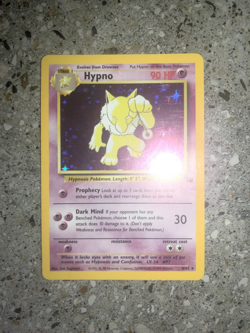 Pokemon TCG Cards Hypno 8/62 Fossil Holo Rare NM-M - Image 4