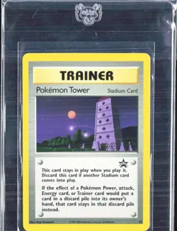 Pokemon Card - 2000 Pokemon League Pokemon Tower - WoTC Black Star Promo #42 - Image 1