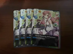 OVERFLOWING AFFECTION GUNDAM CARD GAME PLAYSET NEWTYPE RISING - Image 1