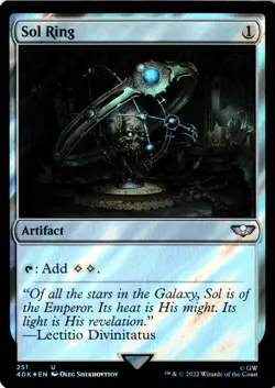 Sol Ring (Surge Foil) Universes Beyond: Warhammer 40,000 251 NM MTG - Image 1