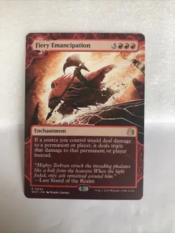 Fiery Emancipation Wilds of Eldraine: Enchanting Tales Regular - Image 1