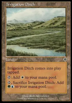 Irrigation Ditch - Foil NM, English MTG Invasion - Image 1