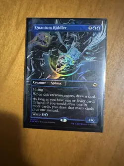 MTG EOE Quantum Riddler Borderless Foil 0305 Pack Fresh - Image 1