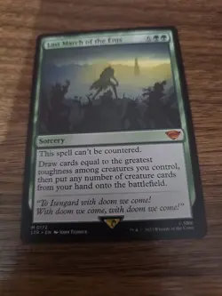 MTG Last March of the Ents LTR NM Mythic Sorcery 172 LOTR Magic the Gathering - Image 1