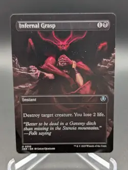 Infernal Grasp (Borderless) Innistrad Remastered Regular - Image 1
