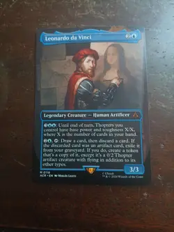 1x Leonardo da Vinci ~~ Borderless NM-Mint, English Universes Beyond: Assassin's - Image 1