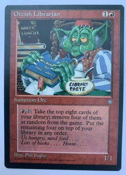 ORCISH LIBRARIAN - MAGIC THE GATHERING - ICE AGE - RARE - Image 1