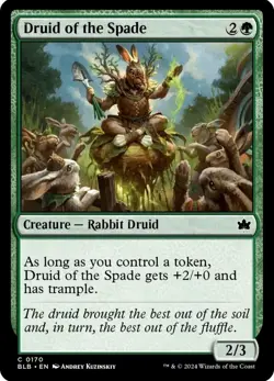 X 1 Druid of the Spade NM BLB Bloomburrow 170 MTG Magic The Gathering - Image 1