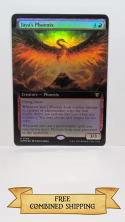 Jaya's Phoenix (Extended Art) Commander Masters Foil - Image 1