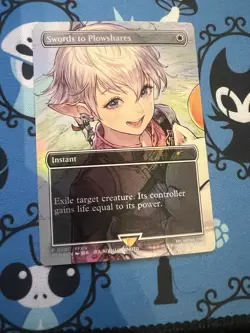 MTG Final Fantasy Swords To Plowshares&Alphinaud Foil Promo (FA) MagicConLV 2025 - Image 3