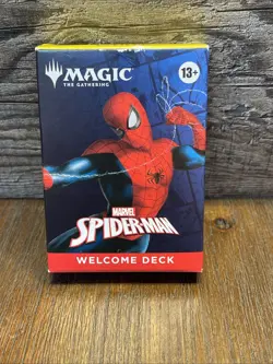 SDCC Comic Con 2025 Magic The Gathering x Spider-Man SINGLE WHITE Welcome Deck - Image 1