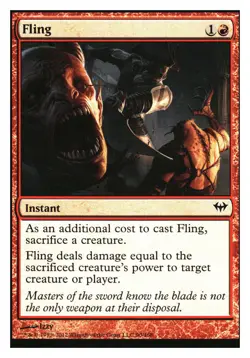 Fling Dark Ascension MTG - NM+ - Image 1