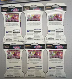 Pokemon TCG: Sword & Shield-Fusion Strike Sleeved Booster Pack - Lot Of 6 - Image 2