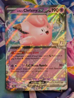 Lillies Clefairy Ex 056/159 - Journey Together Full Art - Pokemon TCG Card NM - Image 1