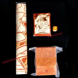 Pokemon S-Chinese Charizard Playmat +Storage box +Dice+Sleeves From Gift Box New - Image 1